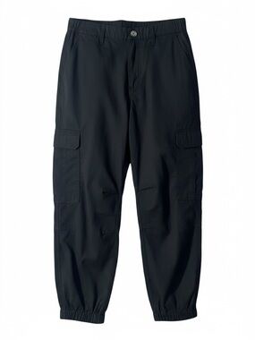 Reitmans Cargo Pants Cotton Cargo Joggers Black Women’s XL Petite Pull On